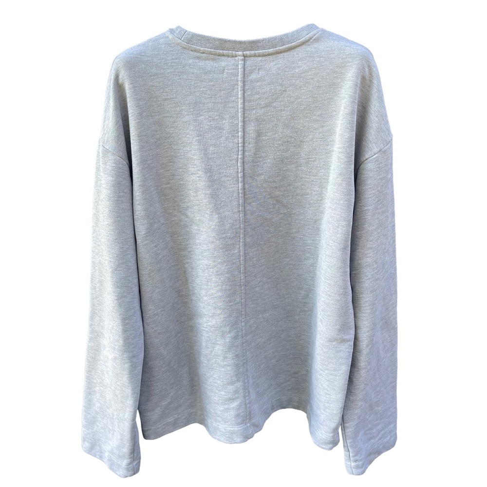 OAK + FORT Light Gray Relaxed Fit Top - Picture 2 of 9